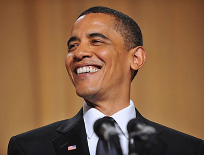 Obama laughing his way to Goldman Sachs